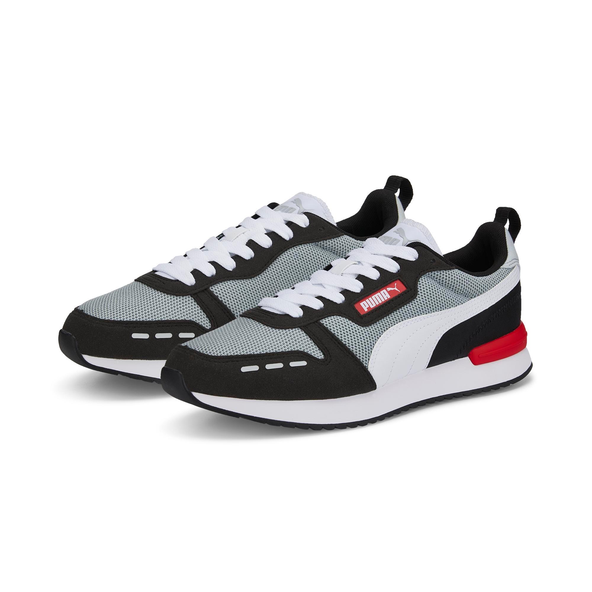  PUMA R78 Men's Urban Walking Shoes - Grey and White 2/4