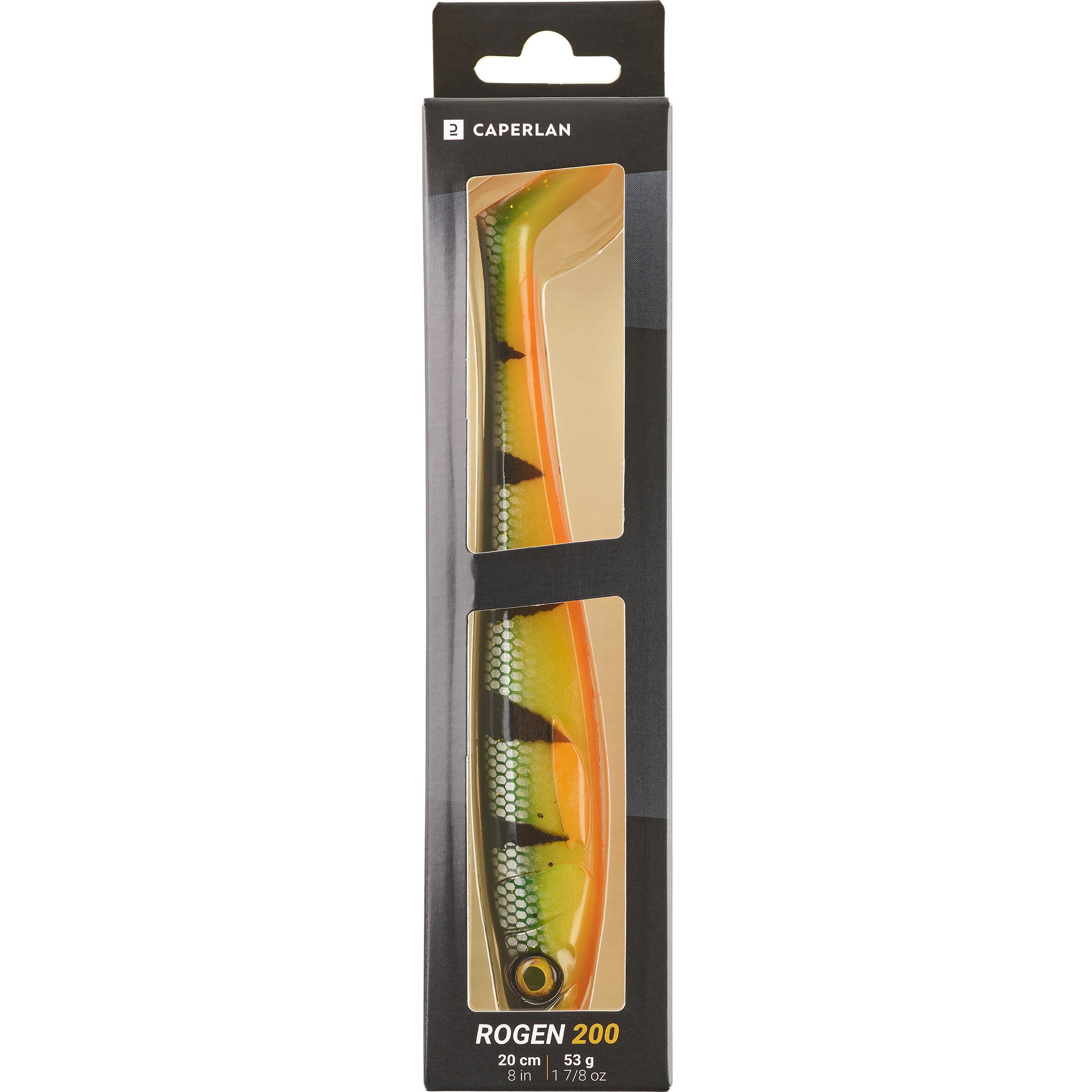 SOFT LURE PIKE SHAD ROGEN 200 FIRETIGER X1