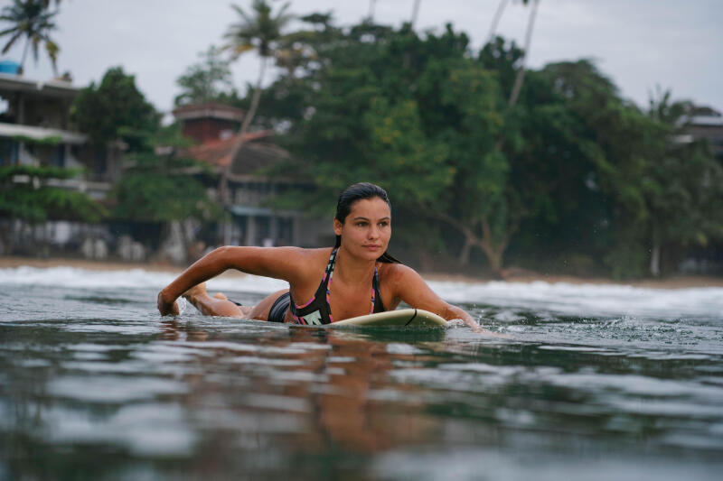 Góra kostiumu kąpielowego surfingowego damska Olaian Isa Hawaii