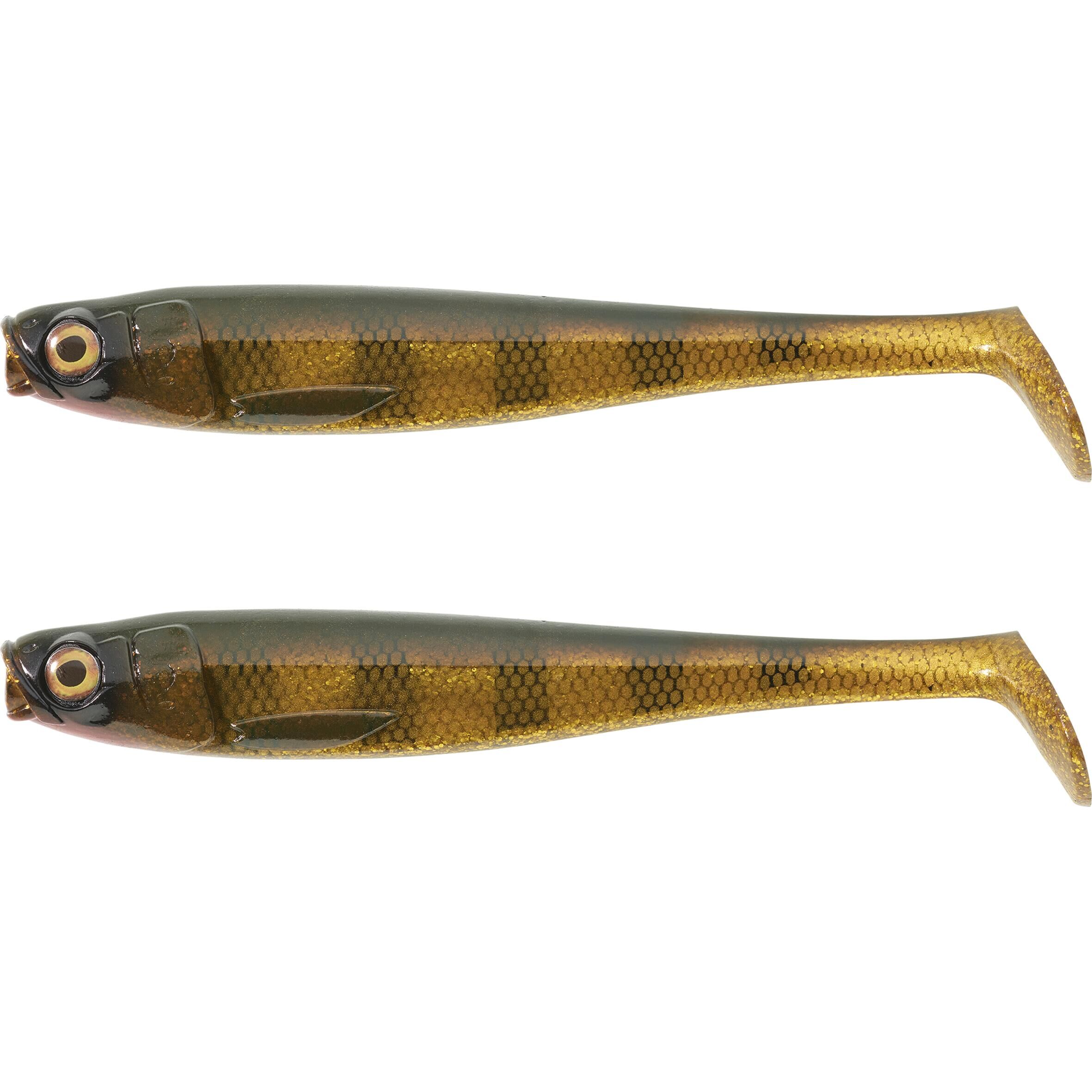 CAPERLAN ROGEN SOFT SHAD PIKE LURE 120 GOLD X2