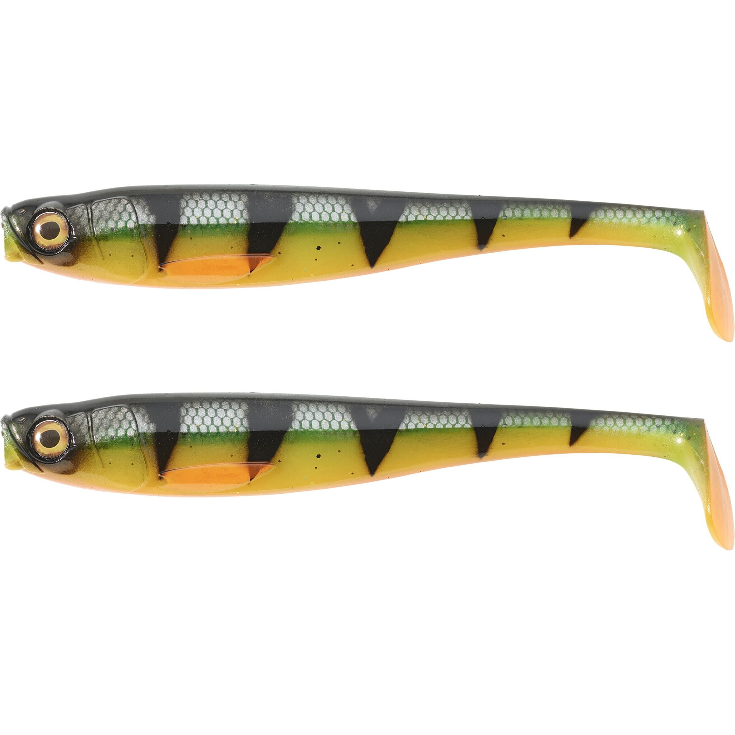 CAPERLAN ROGEN SOFT SHAD PIKE LURE 120 FIRETIGER X2