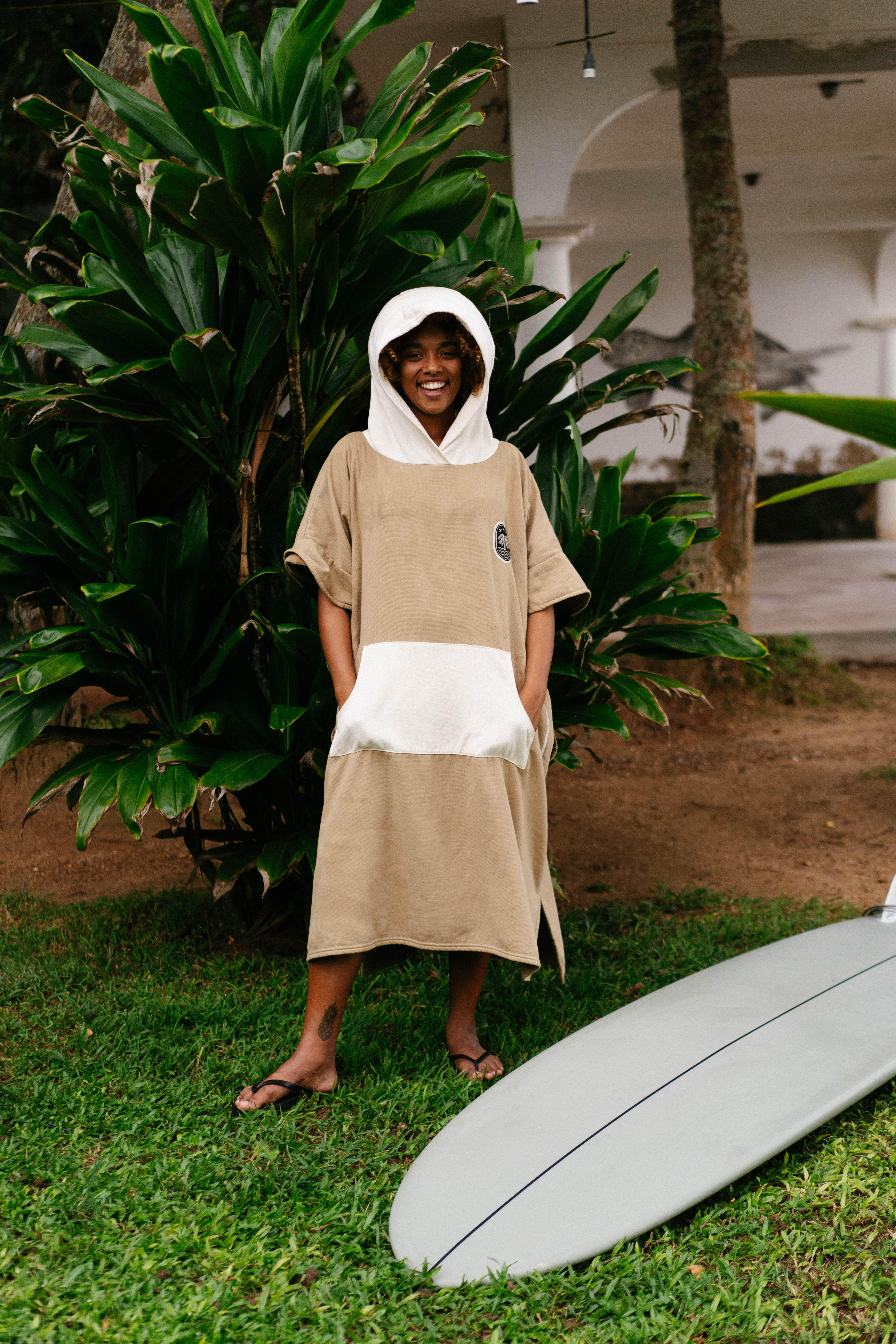 Poncho de surf adulte, 500 - DECATHLON