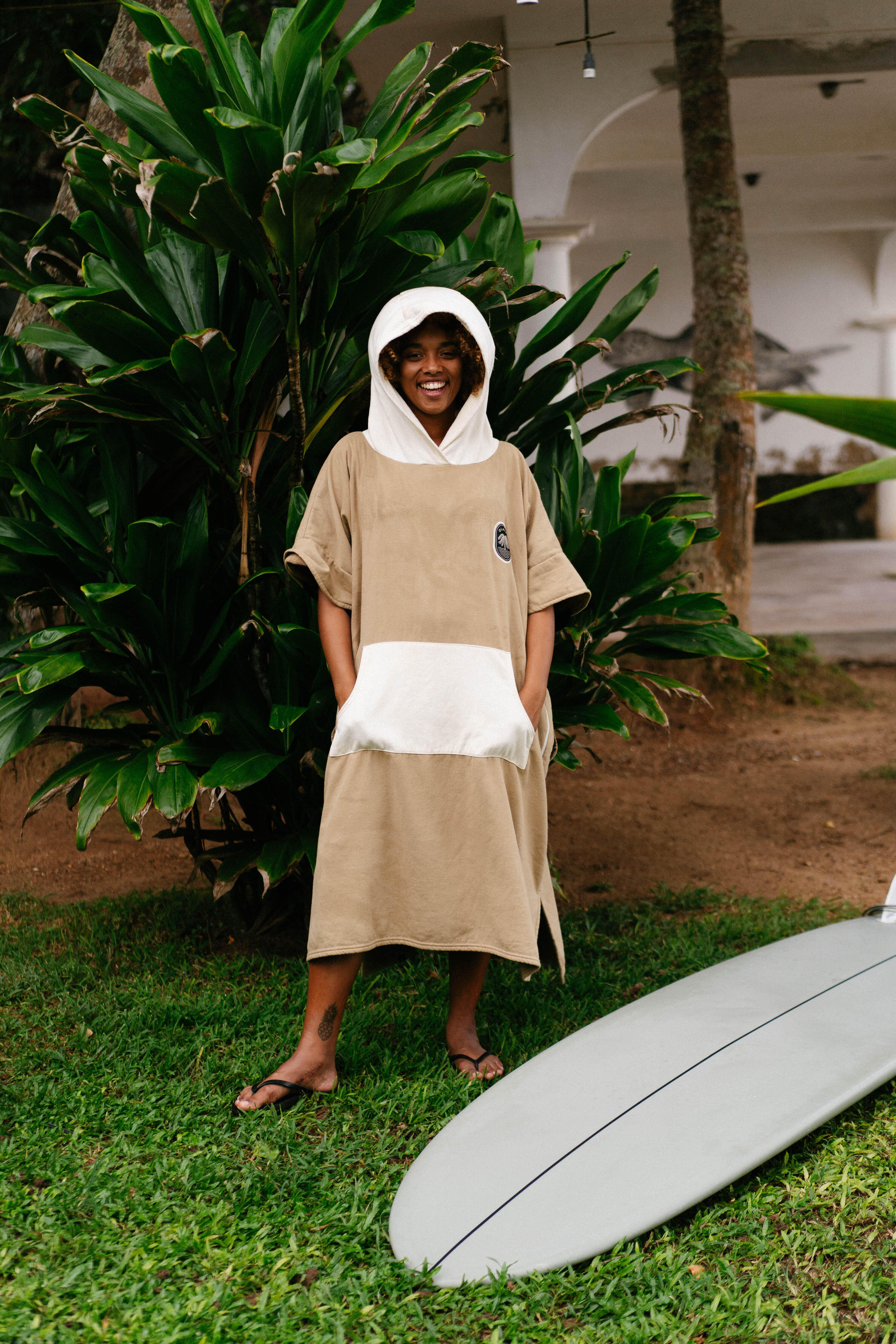 Poncho de surf adulte, 500 9/10