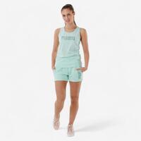 Short PUMA fitness coton femme vert