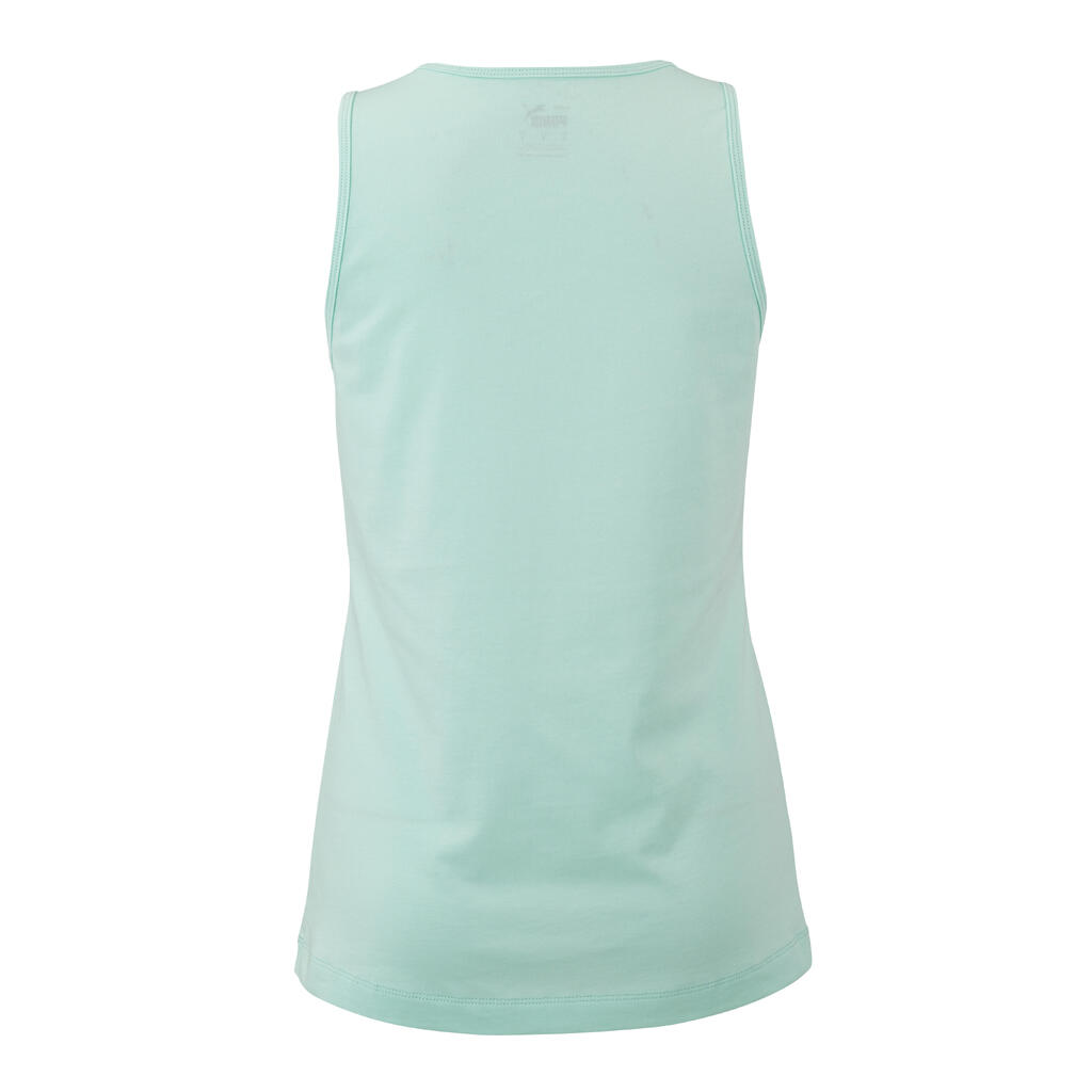 Women's Fitness Cotton Tank Top - Green