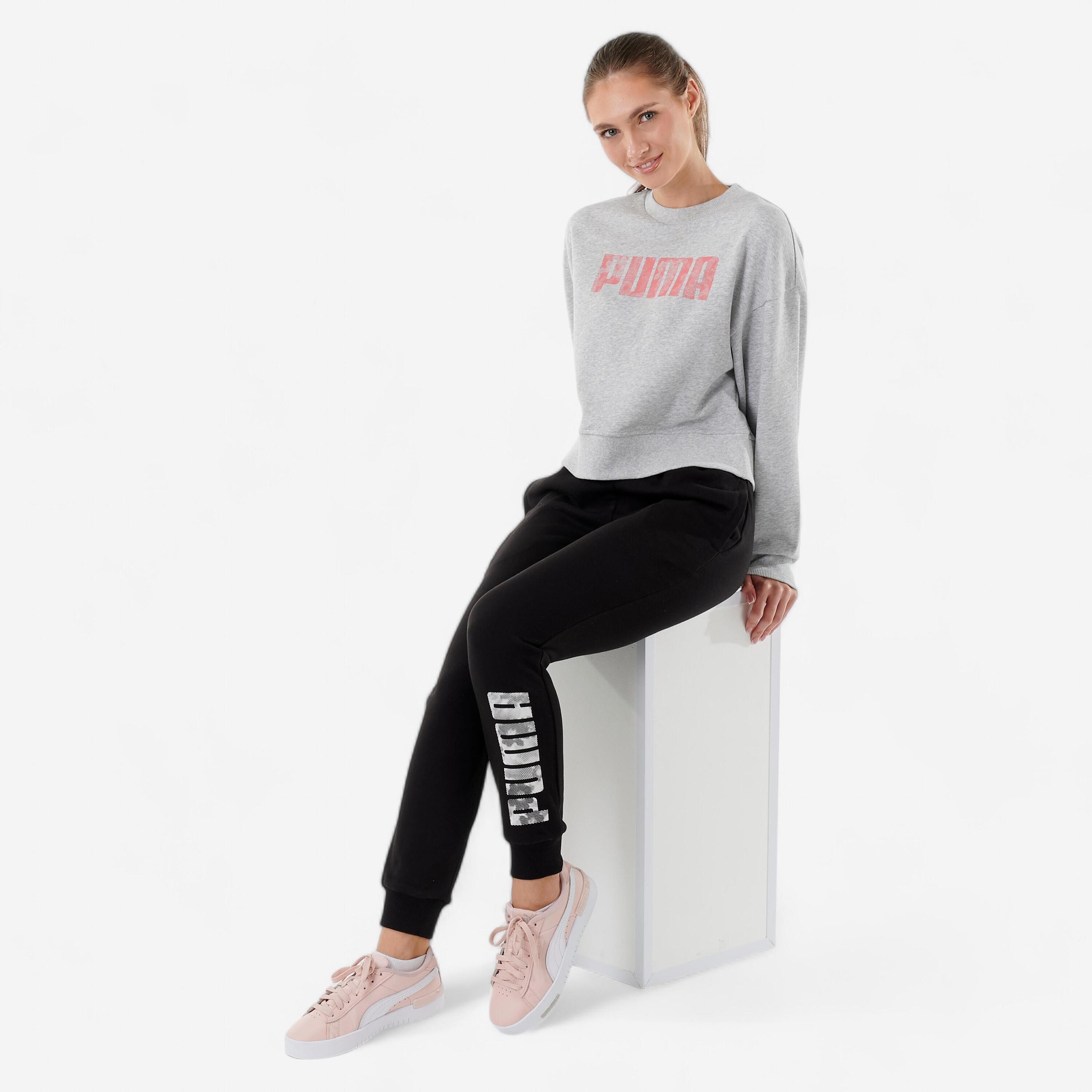 Women's Fitness Slim-Fit Cotton Bottoms - Black 1/10