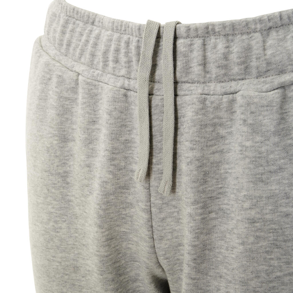 Women's Slim-Fit Cotton Fitness Bottoms - Grey
