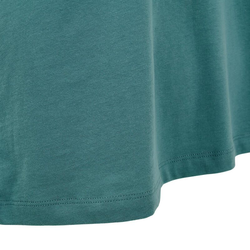 T-shirt PUMA fitness manches courtes coton femme vert