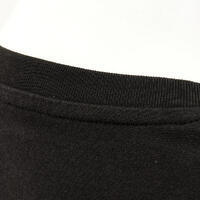 Crna ženska majica kratkih rukava za fitnes