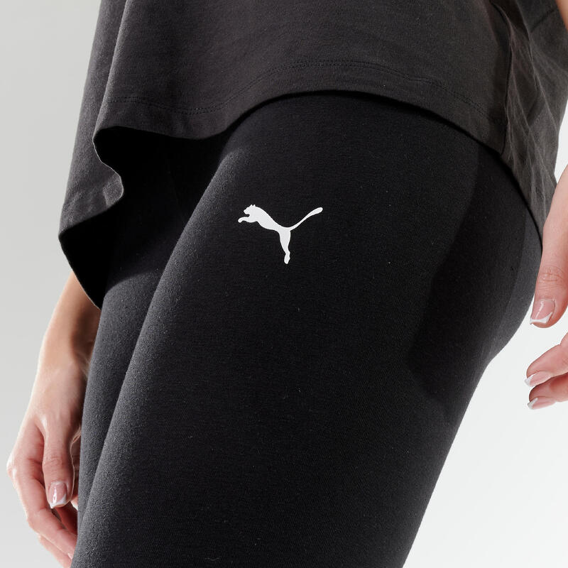 Mallas Leggings Puma Mujer Negro Algodón Largos