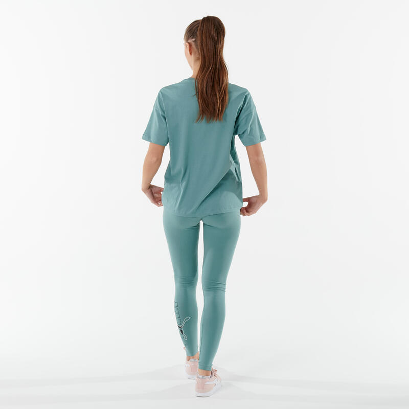 Leggings Fitness Puma Mujer Verde Algodón Largos