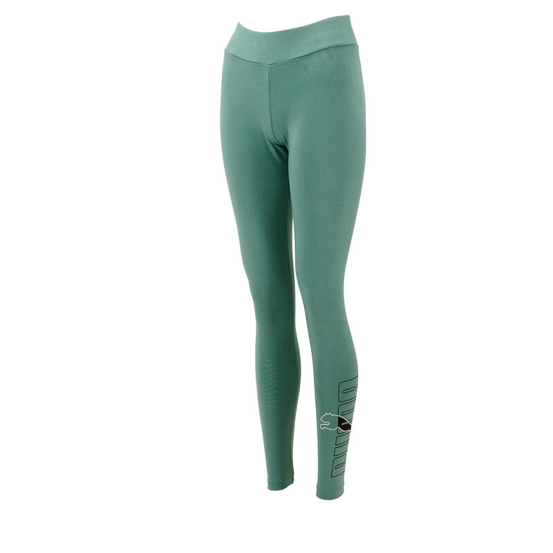 Puma Leggings Damen Baumwolle - grün 