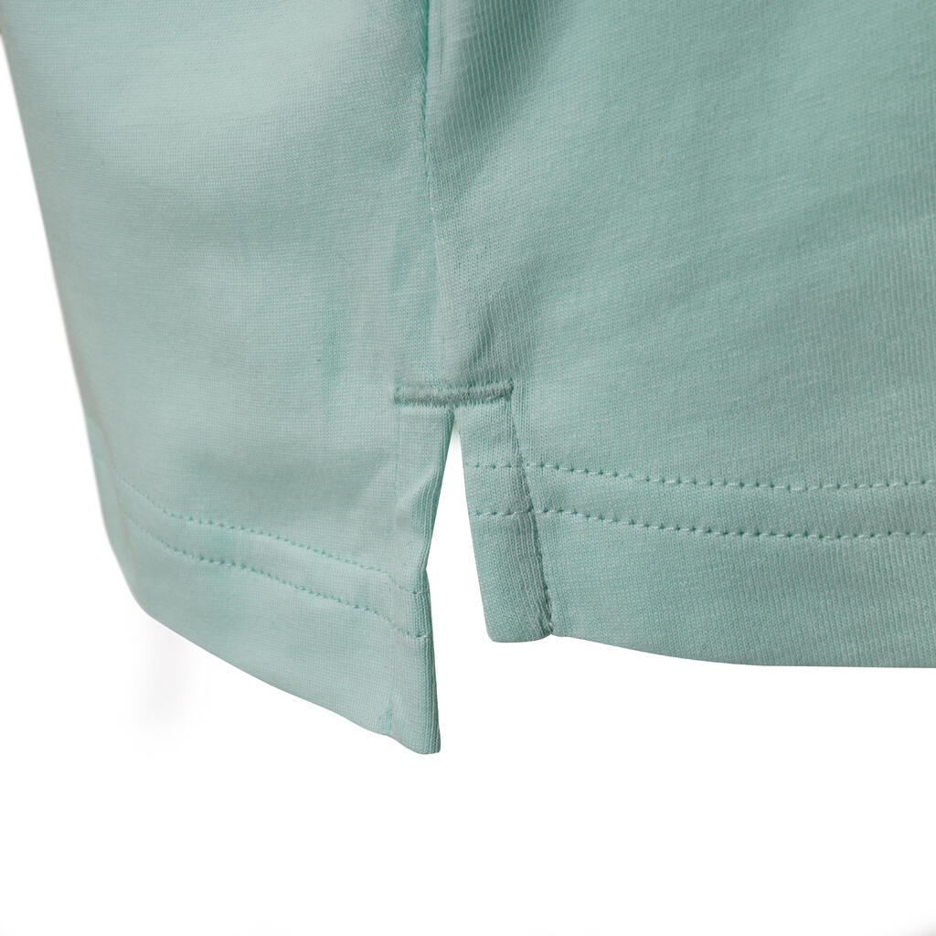 Men's Short-Sleeved Cotton Fitness T-Shirt - Green