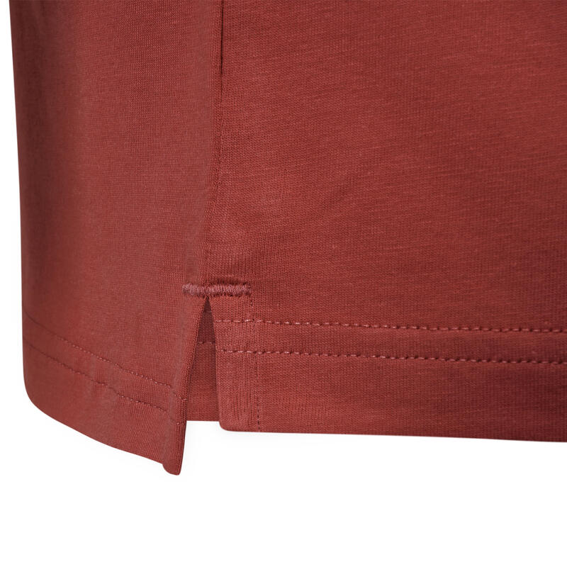 Camiseta Fitness Puma Hombre Rojo Manga Corta Algodón