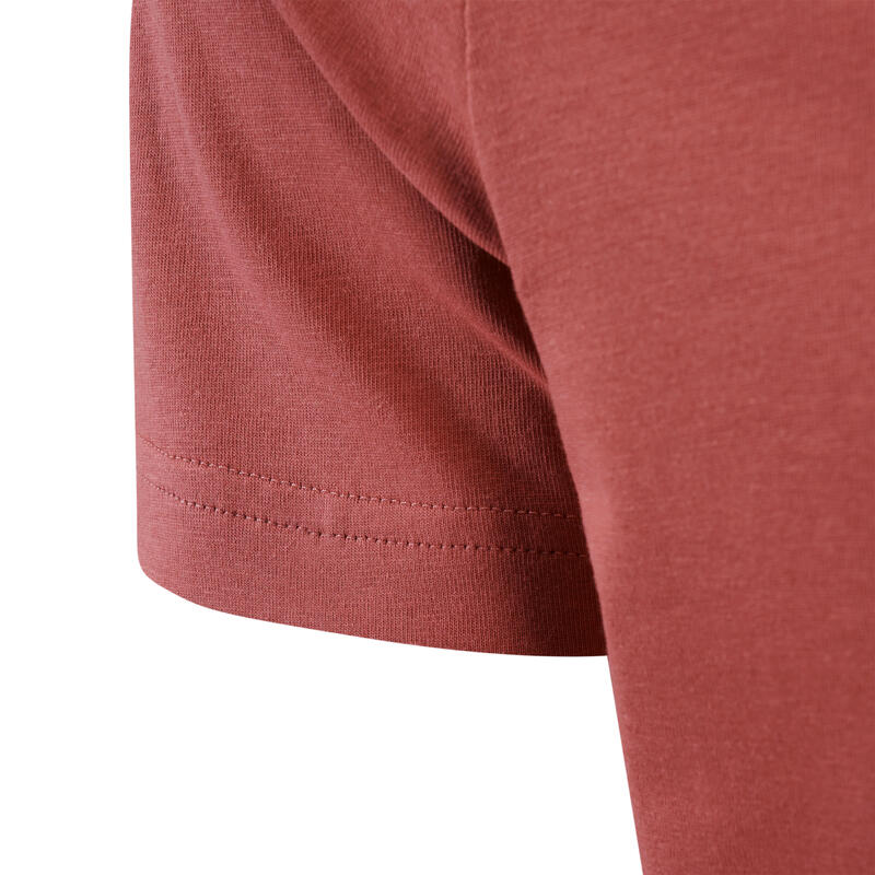 Camiseta Fitness Puma Hombre Rojo Manga Corta Algodón