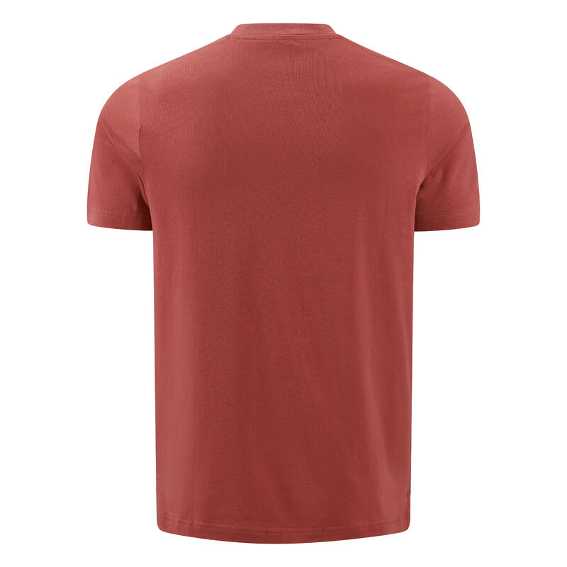 T-shirt uomo fitness Puma regular 100% cotone rossa