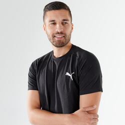 T-shirt PUMA fitness manches courtes coton homme noir