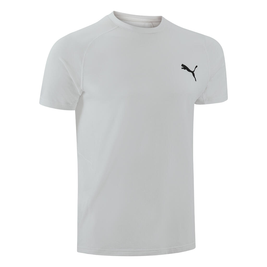 Puma T-Shirt Herren Baumwolle - weiss 