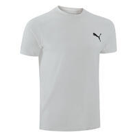 T-shirt PUMA fitness manches courtes coton homme blanc
