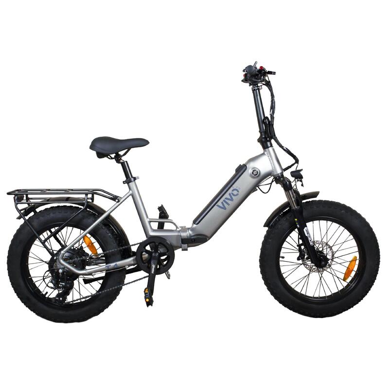 Bici pieghevole elettrica a pedalata assistita Vivobike VT4S Fat bike Ruote 20"