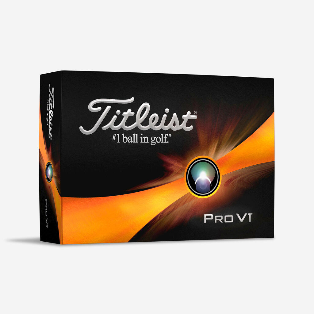 ТОПКИ ЗА ГОЛФ PRO V1, 12 БР., БЕЛИ