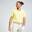 Polo de golf manga corta Hombre - MW500 amarillo claro