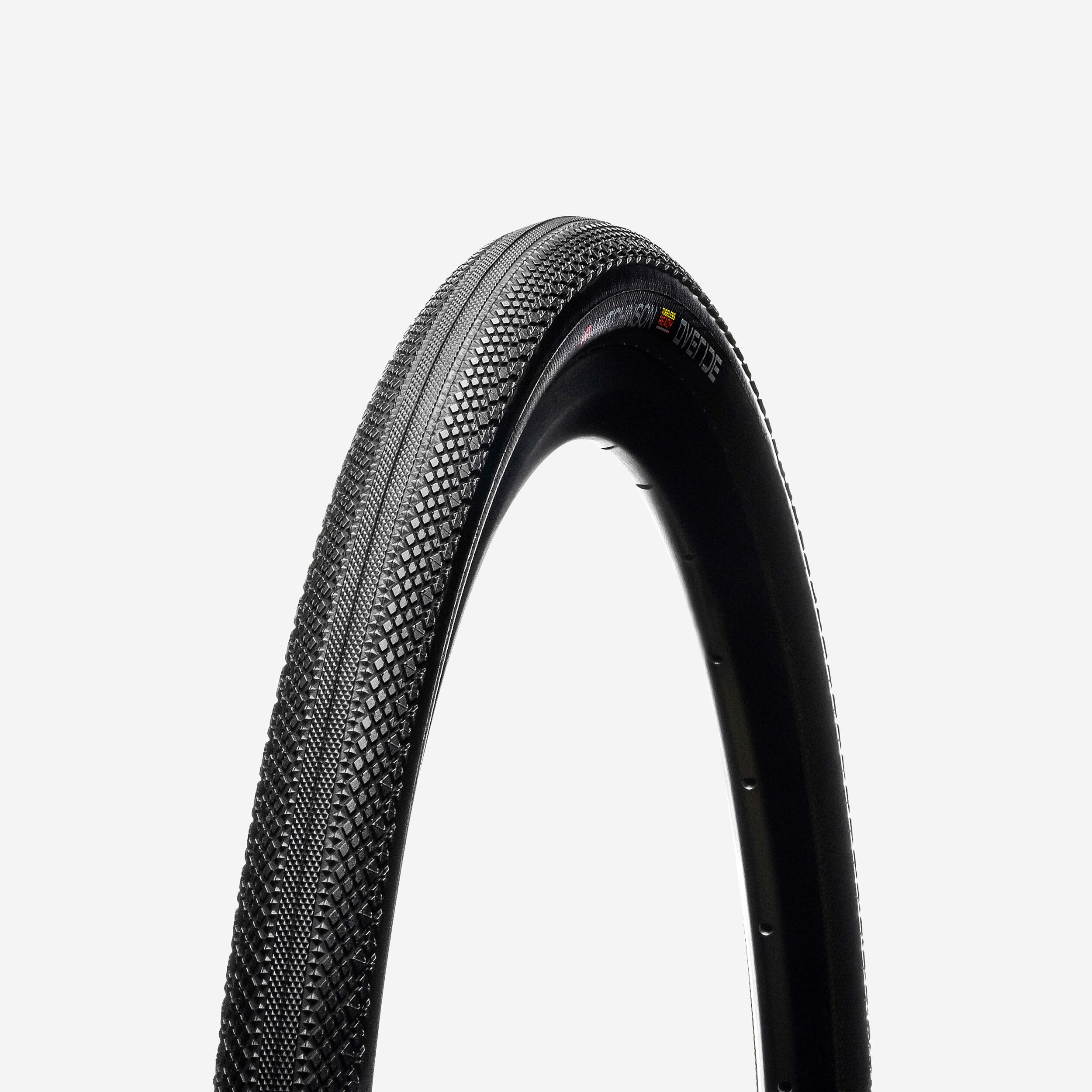 HUTCHINSON 700x35 Hardskin Tubeless Ready Gravel Tyre Overide - Black