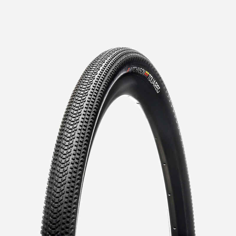 Fahrradreifen Faltreifen Gravel Hutchinson Touareg 700 × 45 Tubeless Ready Reinforced+ schwarz
