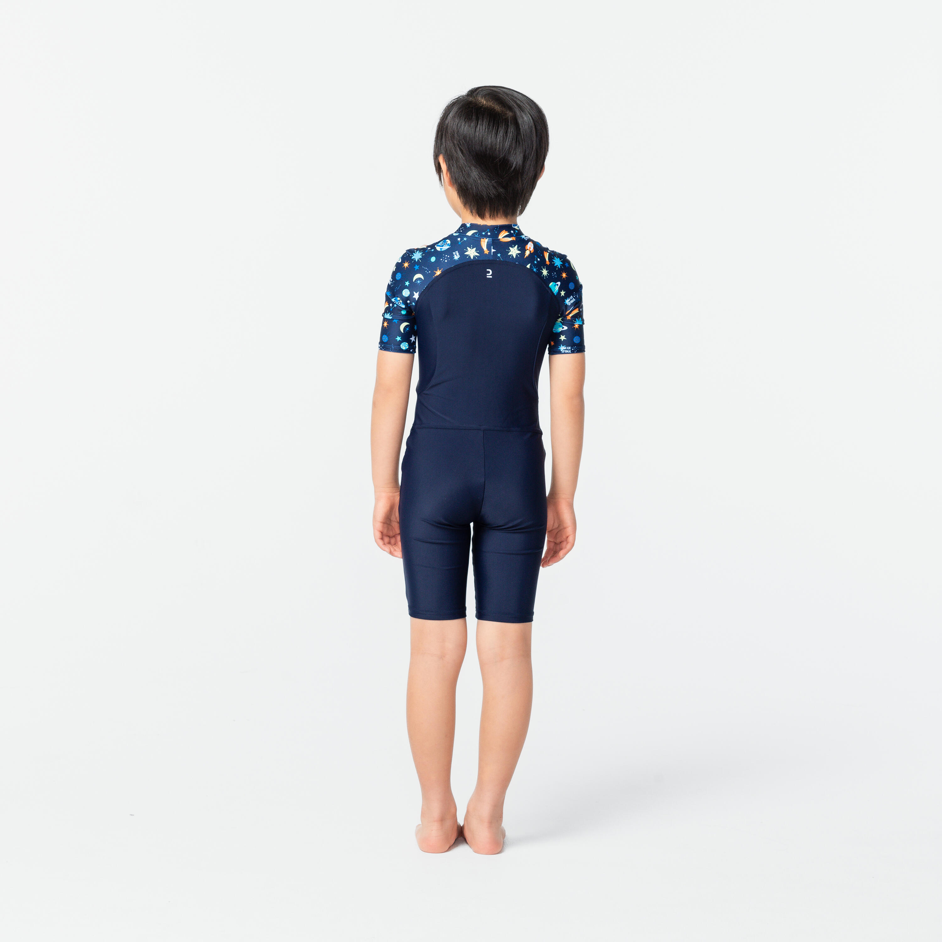 Boy's Wetsuit - Shorty 100 Short Sleeved -PLANET navy - Decathlon