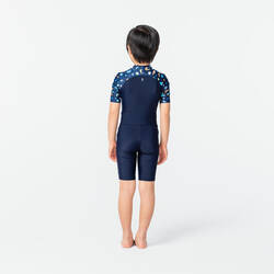 Boy's Wetsuit - Shorty 100 Short Sleeved -PLANET navy