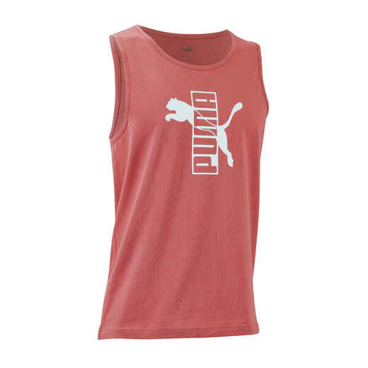 Men's Cotton Fitness Tank Top - Red