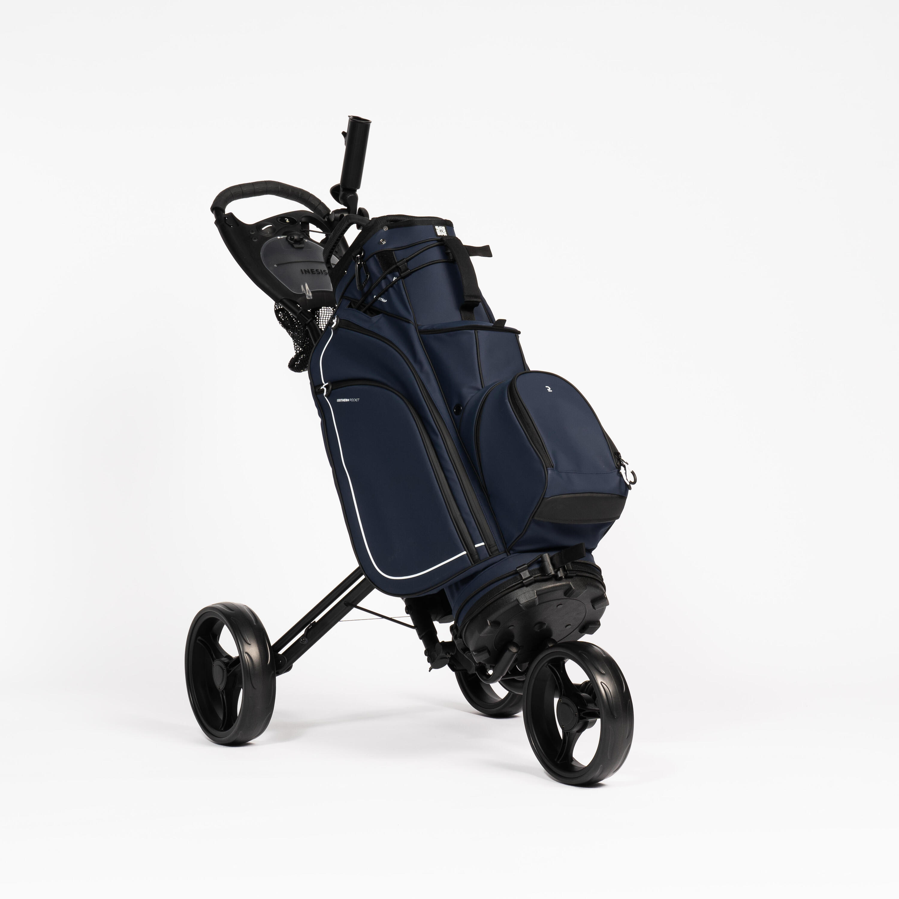 Golf trolley bag waterproof – INESIS Cart blue 2/12