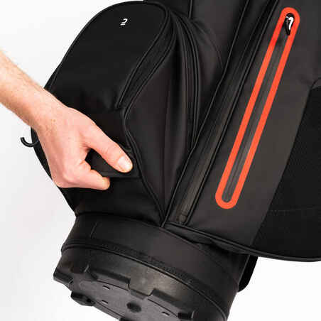 Golf trolley bag waterproof – INESIS cart black