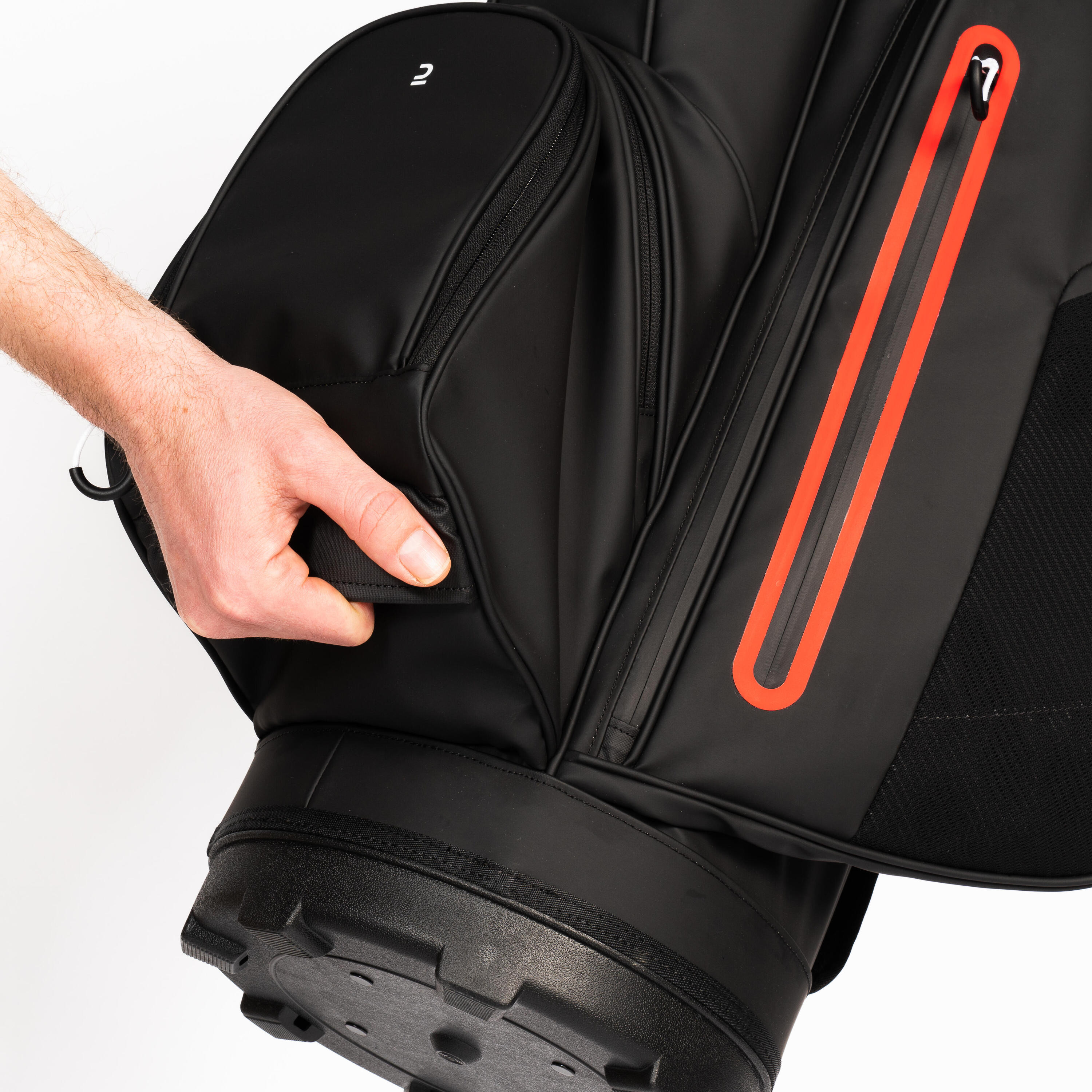 Golf trolley bag waterproof – INESIS cart black 10/12