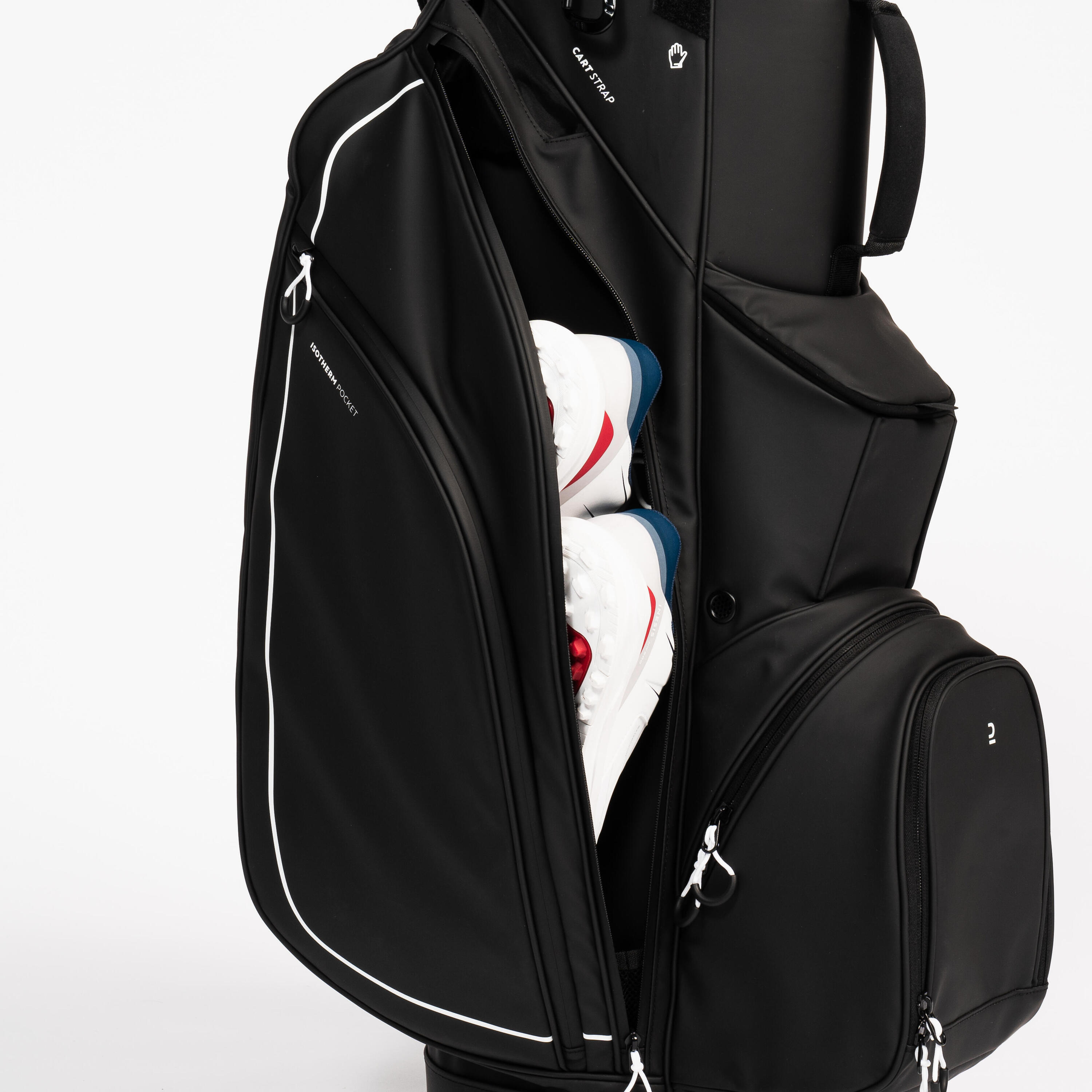 Golf trolley bag waterproof – INESIS cart black 5/12