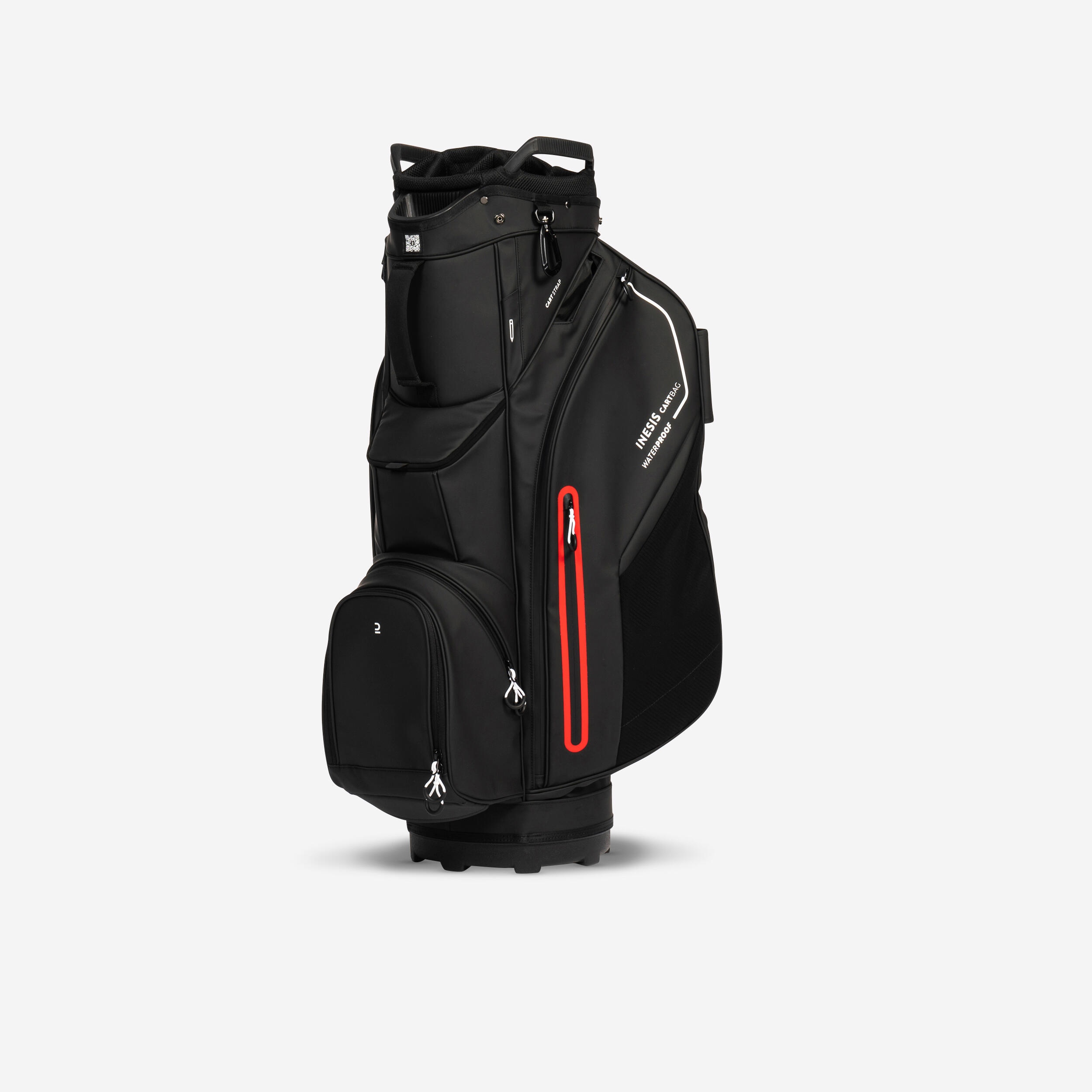 Golf trolley bag waterproof – INESIS cart black 1/12