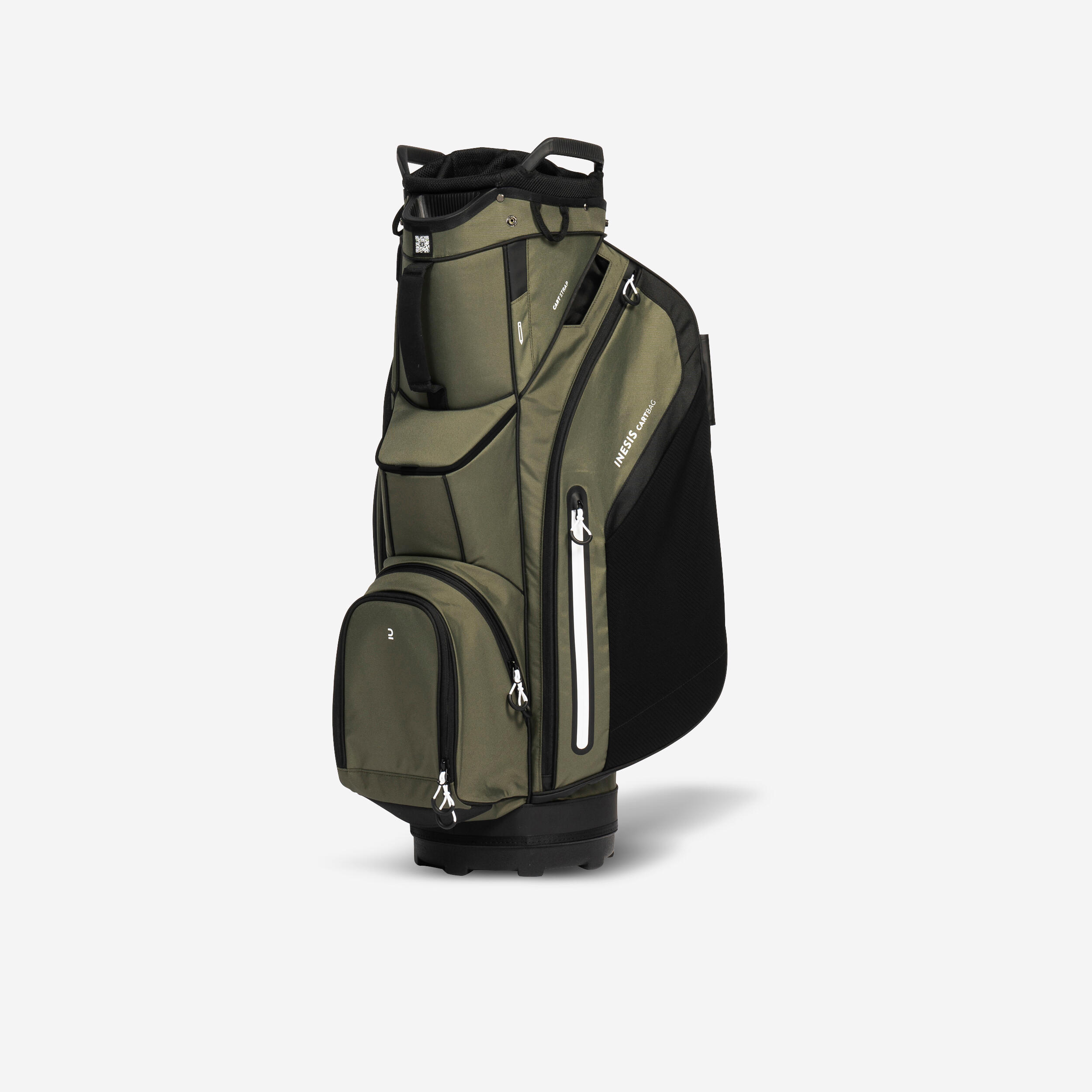 Golf trolley bag - INESIS khaki cart 1/12