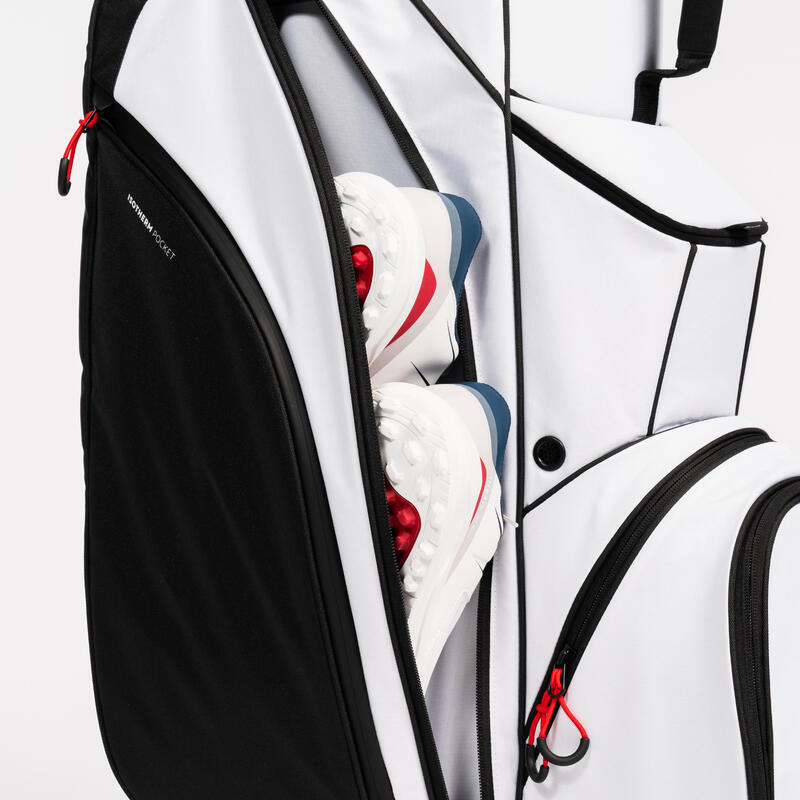 Sac golf chariot– INESIS Cart blanc/noir