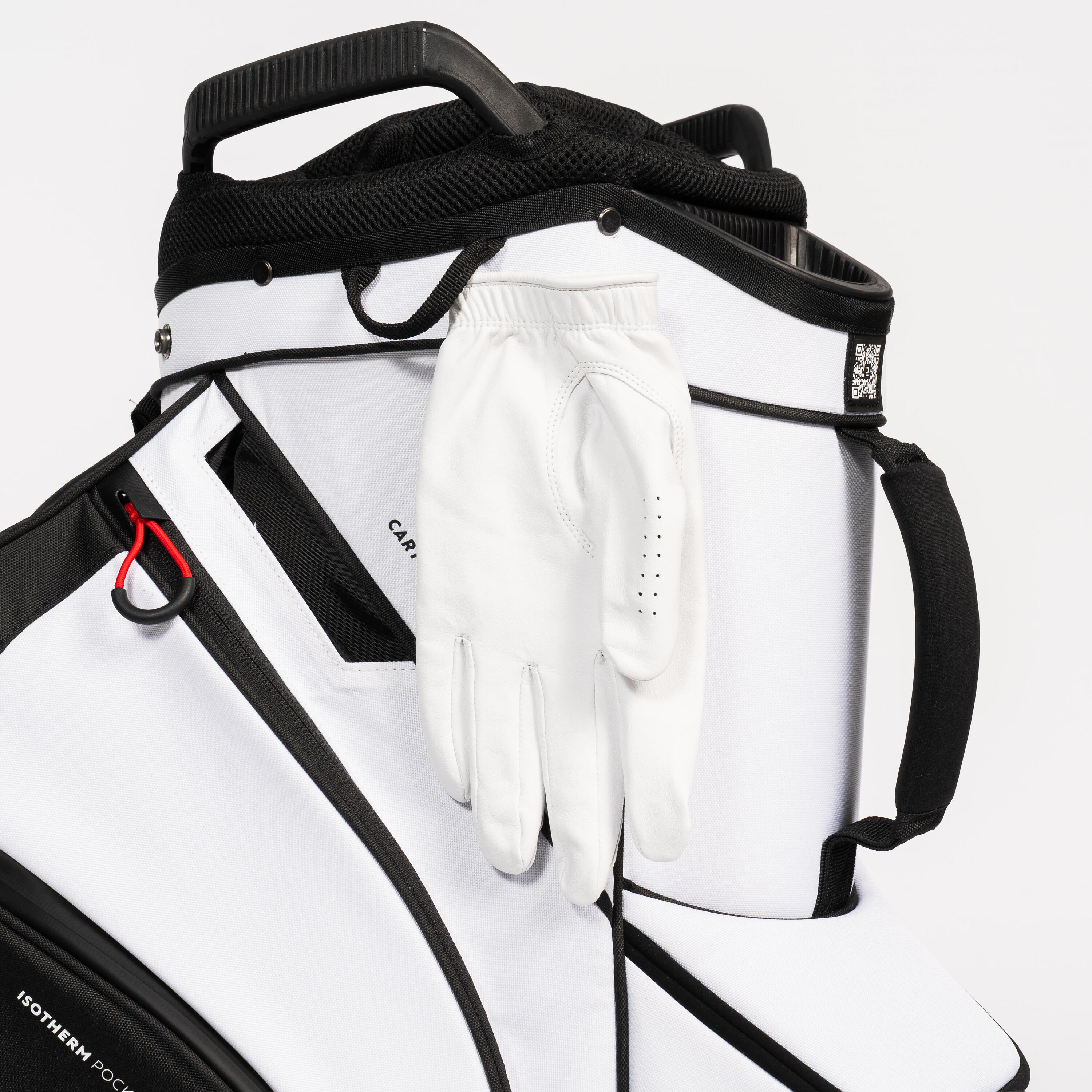 Golf trolley bag – INESIS cart white/black 8/12