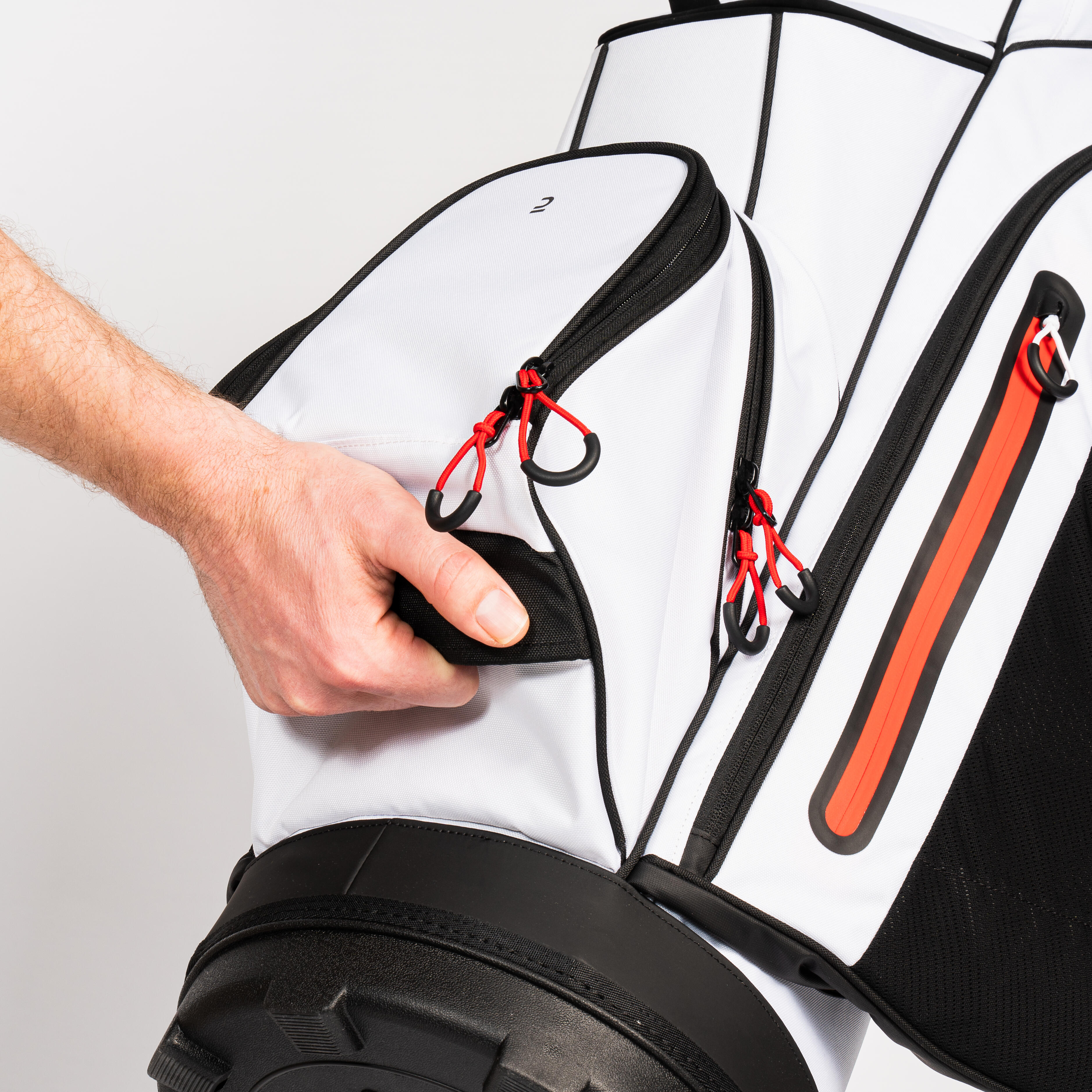 Golf Trolley Bag - Inesis White/Black - INESIS