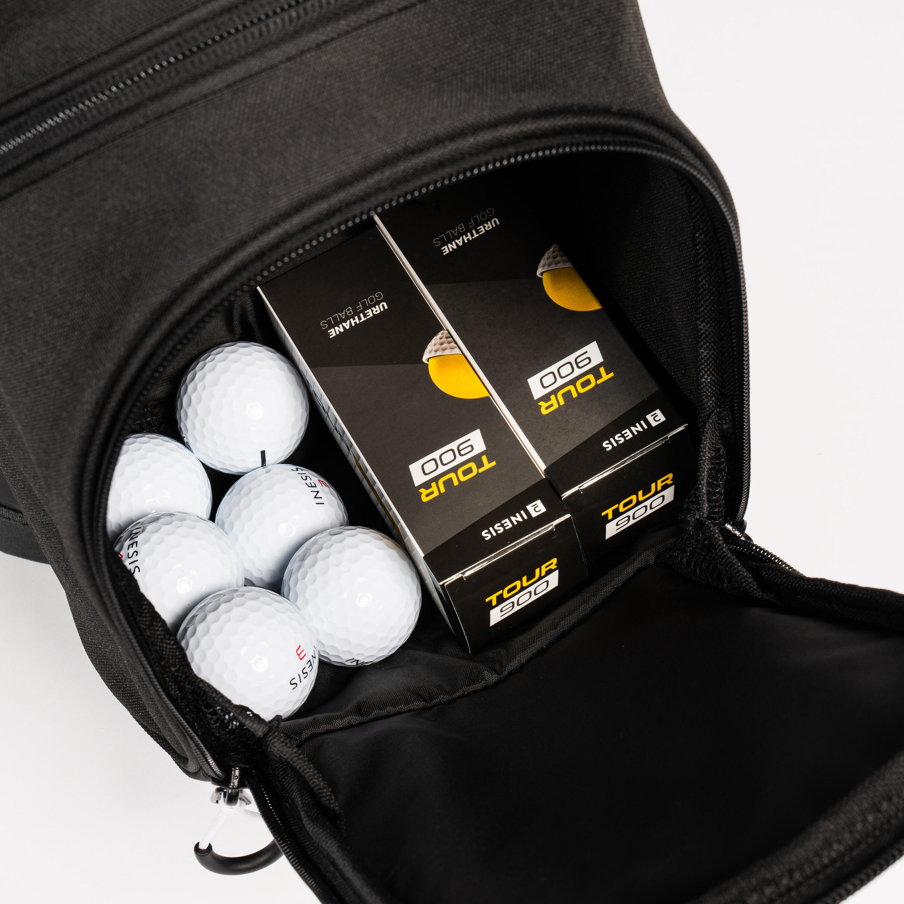 Sac golf chariot– INESIS Cart noir 6/12
