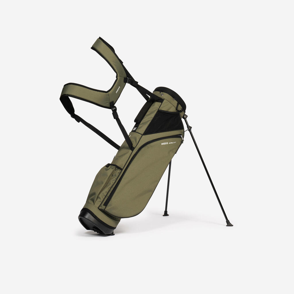 TORBA ZA ŠTAPOVE ZA GOLF INESIS SAMOSTOJEĆA IZUZETNO LAGANA - KAKI
