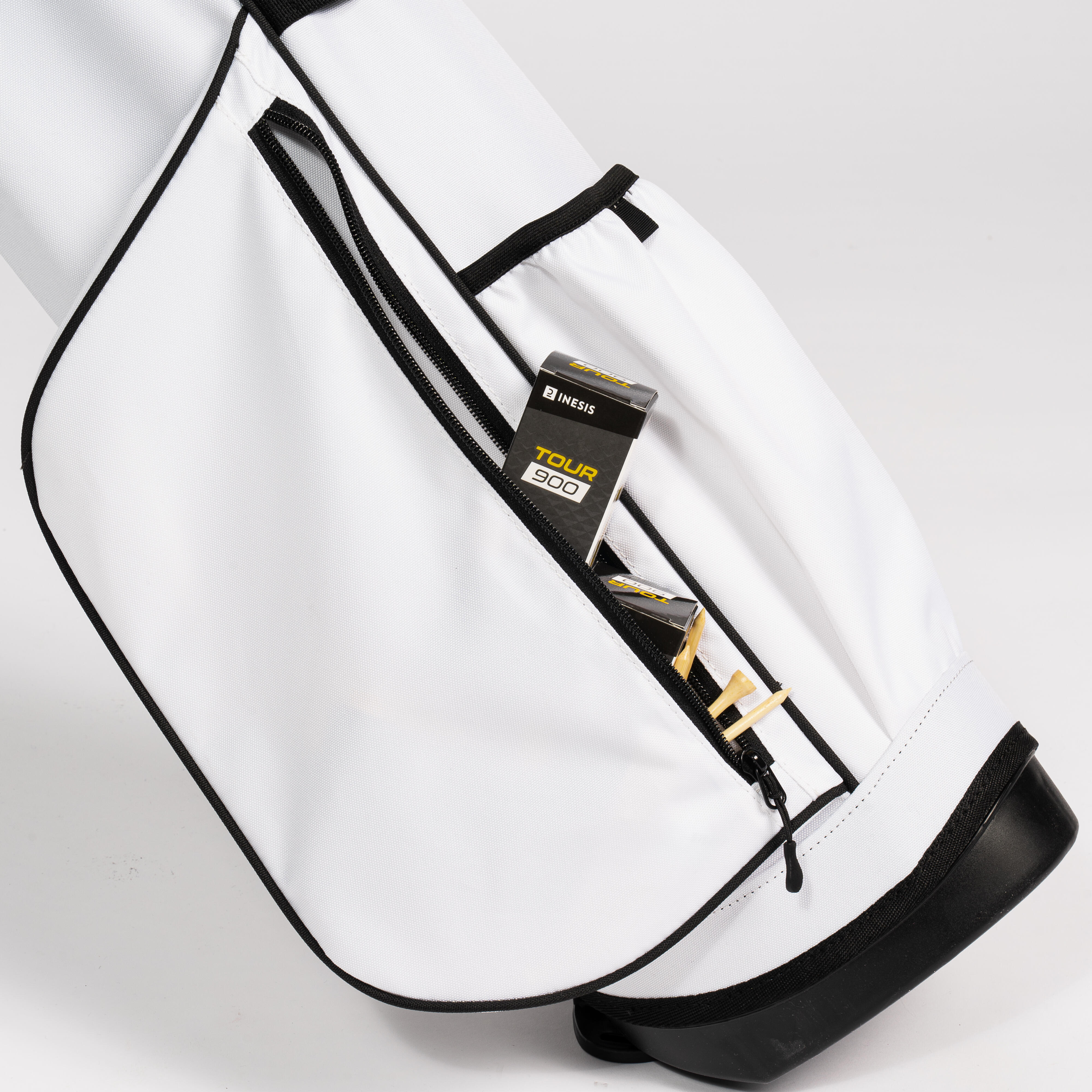 Ultralight Golf Stand Bag - Inesis White - INESIS