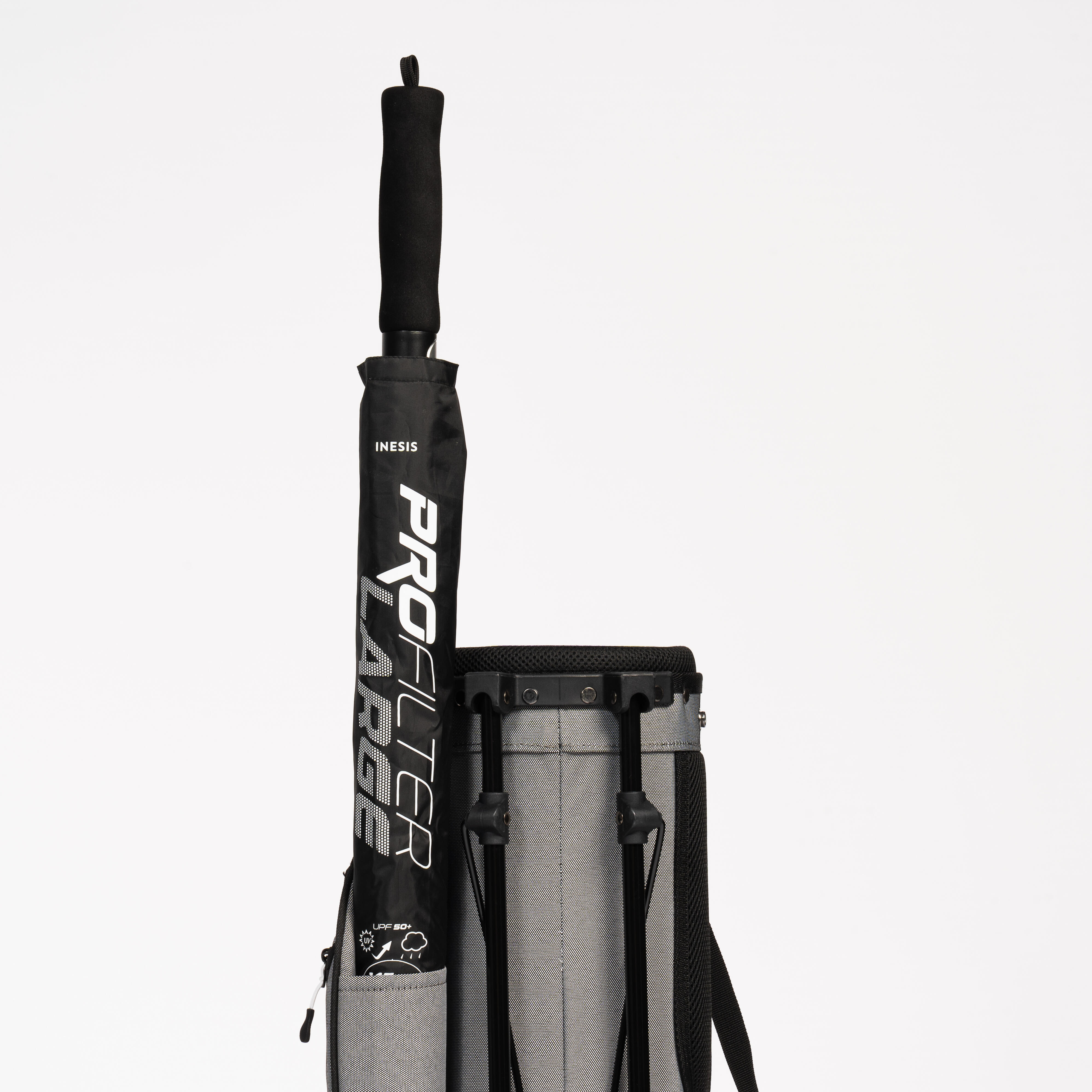 Ultralight Golf Stand Bag Inesis Grey Carbon grey Inesis Decathlon