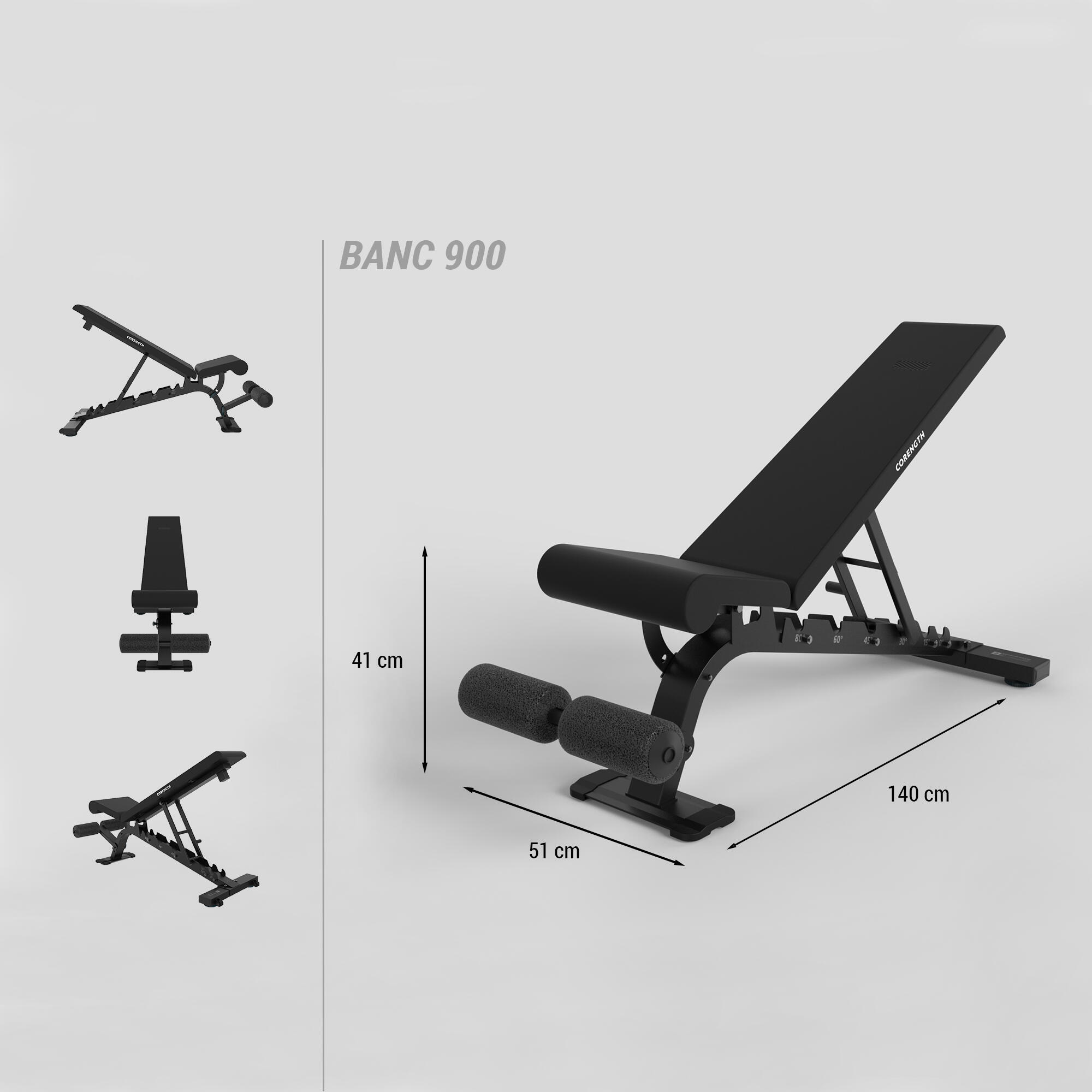 Banc de musculation inclinable – 900 2/19
