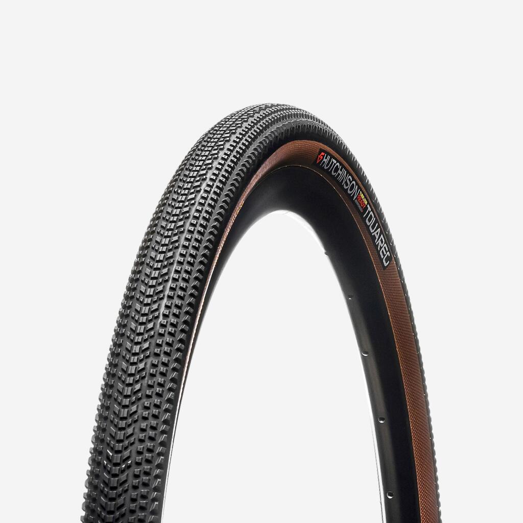 700 x 45 Tubeless Ready Reinforced+ Gravel Bike Tyre Touareg - Black