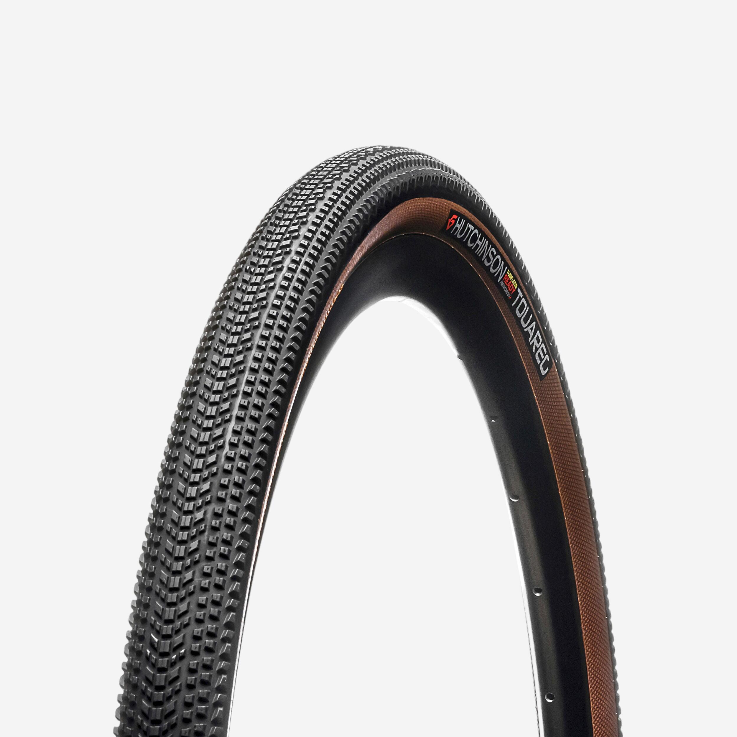 Hutchinson 700x40 Hardskin Tubeless Ready Gravel Bike Tyre Touareg Tanwall - Bronze