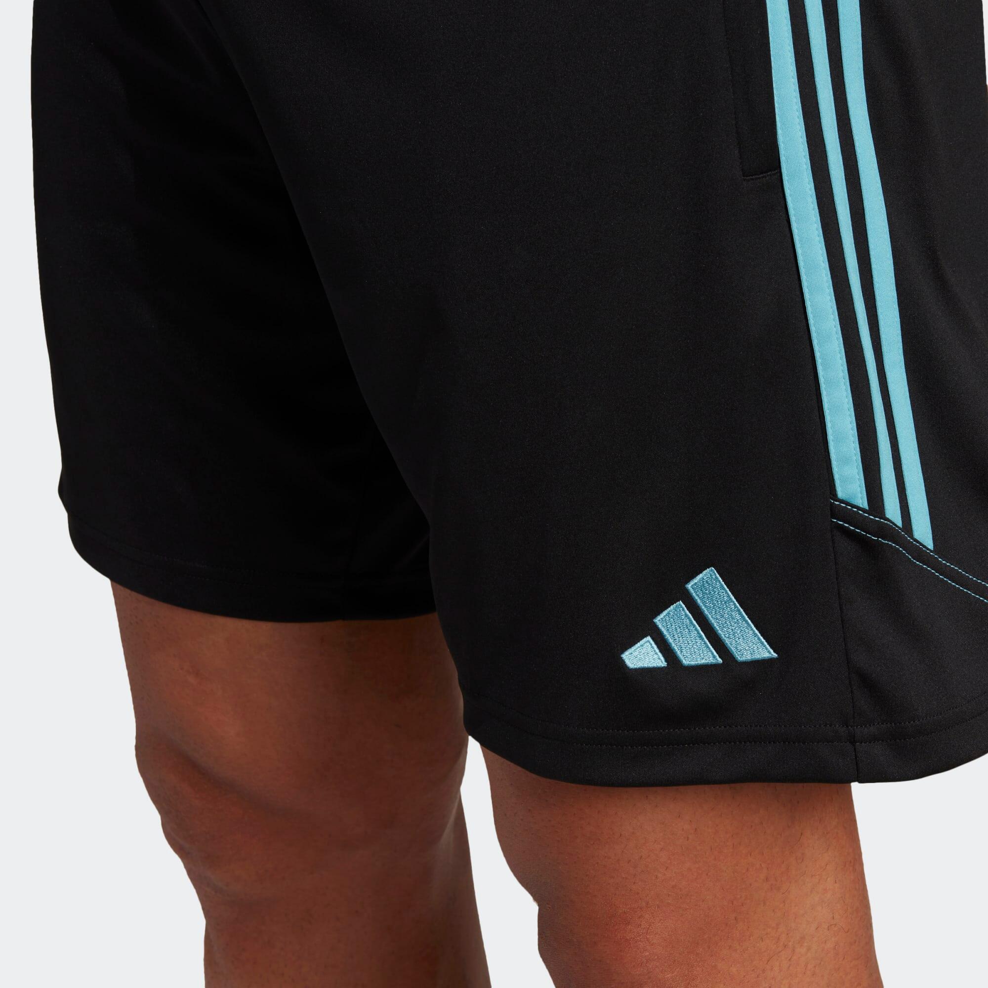 Adult Shorts Tiro - Black/Blue 7/7