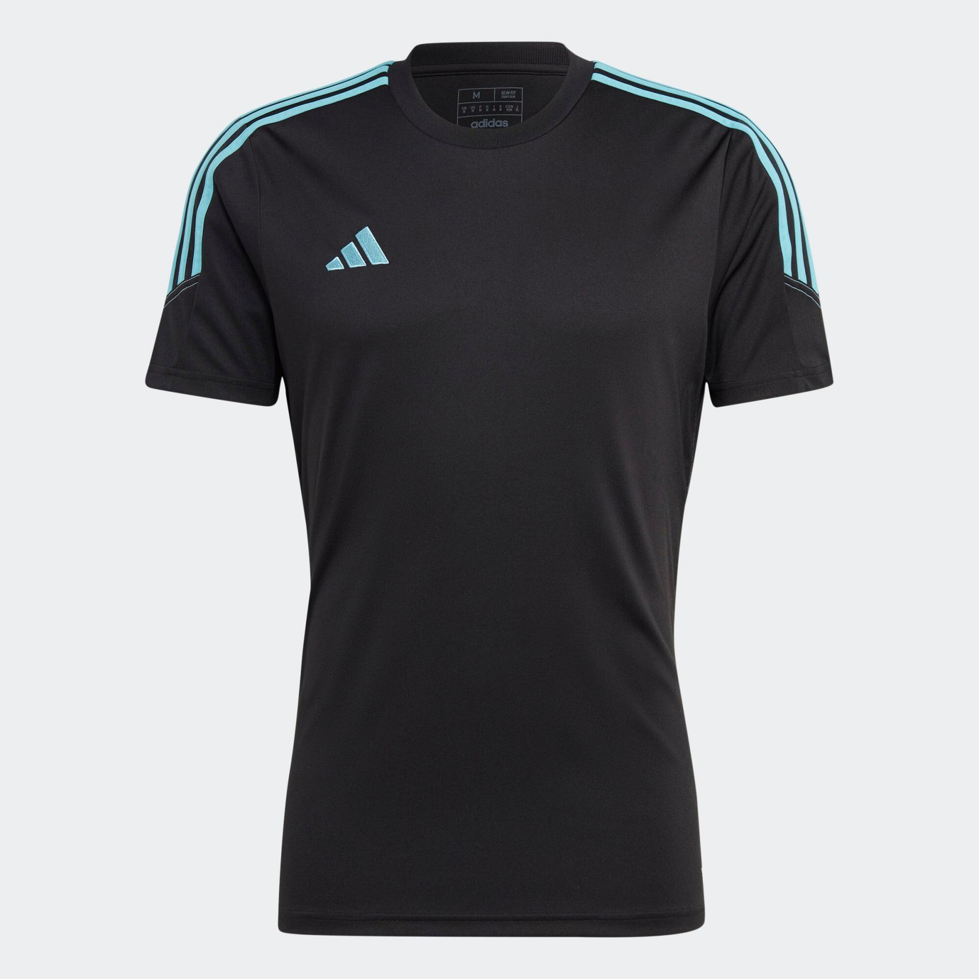 Tricou Fotbal Adidas Tiro Club Negru-Albastru Adulți adidas