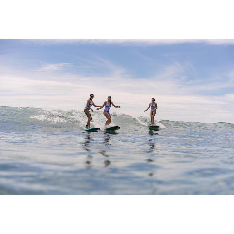 Bikinitop voor surfen Bea Jima dubbele rugverstelling wit